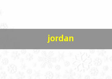 jordan